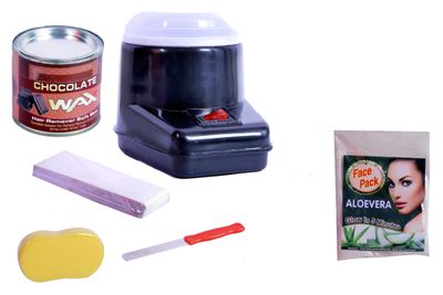 Aroma Mittal chocolate waxing kit combo WITH FREE ALOE VERA FACE PACK