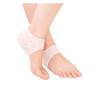 AJB Silicone Gel Heel Pad Socks for Pain Relief for Men and Women (Beige, Free Size) - 1 Pair view 1