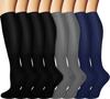Graduated Copper Compression Socks for Men & Women Circulation 8 Pairs 15-20mmHg - Best for Running Athletic Cycling view 1