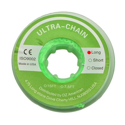 Dental Orthodontic Elastic Chain Power Chains (Long, Light Green)