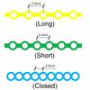 Dental Orthodontic Elastic Chain Power Chains (Long, Light Green) view 3
