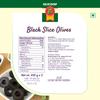 Olicoop Black Slice Olives 450g + Black Pitted Olives 450g, Pack of 1 Each, Product of Spain, for Authentic Taste in Cooking, Snacking, Pizzas toppings or Italian Pastas Ingredient view 4