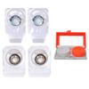 Choice Empire Monthly Colored Contact Lenses Zero Power for Eye Combo Pack of 2 with 1 Lens Travel K view 1