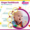 Baby Bucket Baby Silicone Finger Toothbrush/Tongue Cleaner with Case (Pink) view 4