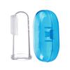 Baby Bucket Baby Silicone Finger Toothbrush/Tongue Cleaner with Case (Blue) view 1