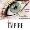 Choice Empire Monthly Colored Contact Lenses Zero Power for Eye Combo Pack of 2 with 1 Lens Travel K view 4