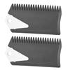 Alomejor Surfboard Wax Comb Surf Wax Set Fin Wax Comb Surfboard Wax Surf Board Wax Scraper Cleaning Remover Comb Tool for Skaeboard Surfing Board 2Pcs view 1