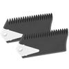 Alomejor Surfboard Wax Comb Surf Wax Set Fin Wax Comb Surfboard Wax Surf Board Wax Scraper Cleaning Remover Comb Tool for Skaeboard Surfing Board 2Pcs view 3