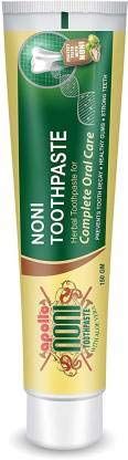 Apollo Noni Toothpaste for Entire Family, Daily Oral Detox - Pure Herbal, Natural, No Chemicals - Protect Enamels, Strengthens Gums, Reduce Plaque | 150gm (Pack of 3)