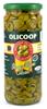Olicoop Green Slice Olives 450g + Green Pitted Olives 450g, Pack of 1 Each, Produced in Spain,for Authentic Taste in Cooking, Snacking, Pizzas toppings or Italian Pastas Ingredient view 2