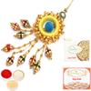 Ghasitaram Gifts Rakhis Online- Mere Pyaare Veera rm 072 Rakhi Loomba with 200 GMS of Kaju katli and 200 GMS of Soan Papdi view 1