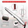 DDONG Beard Straightener Comb,Quick Electric Heated Beard Brush Beard Styler For Men,Travel Portable Styling Comb Beard Iron,Multifunctional Hair Straightening Brush view 2