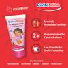 DentoShine Oral Care Combo Ages 2+ (Sticky Toothbrush for Kids + Lollipop Tongue Cleaner + Flavored Toothpaste 80 g x 2) (Strawberry) view 4