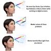 Redex Zero Power Blue-Cut Computer Glass Anti glare Block Harmful Rays Full Rim Rectangle Eye wear Spectacle Eye Frame view 4