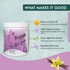 Pro360 Hair Grow Protein Powder for Healthy Hair Growth Nutrition Supplement for Men and Women - Enriched with Biotin and Green Apple Skin Extract - Vanilla Flavor 250g (Pack of 1) view 2