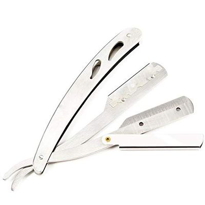 Foreign Holics Straight Barber Beard Hair Salon Shaving Razor Shaving Blade For Men
