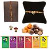 BOGATCHI with Chocolates Free with Set of 2 Beautifully Designed Authentic + Free Roli Chawal and Rakhi Cards view 1