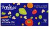 Freshee 150 Pre Cut Aluminium Foil Sheets for Wrapping Roti, Pack of 2 x 75 Sheets Each Pop up Kitchen Foil, Food Wrapping Silver Foil for Roasting, Grill Lining and More view 2