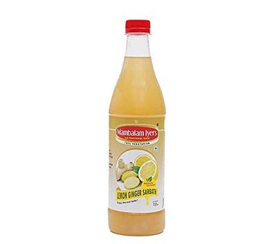 MAMBALAM IYERS Lemon Ginger Squash -700Ml