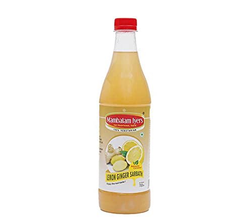 MAMBALAM IYERS Lemon Ginger Squash -700Ml