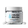 Crush & Brush Toothpaste Tablets- Mint Glass JAR - 60g ~ 80 Tablets view 1
