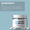 Crush & Brush Toothpaste Tablets- Mint Glass JAR - 60g ~ 80 Tablets view 2