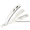 Foreign Holics Stainless Steel Straight Edge Barber Shaving Razor Folding Shaver for Men view 1
