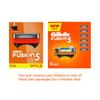 Gillette Fusion Manual Blades for men - 6 count Super Value Pack for Perfect Shave and Perfect Beard Shape with styling back blade| Blades for shaving view 3