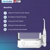 ORACURA OC450 LITE Countertop Smart Water Flosser White | 365 Days Warranty | Adjustable Water Pressure Settings | 450ml Water Tank | Rechargeable | 30-Day Battery Life | 2 Nozzle Tips view 2
