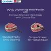 ORACURA OC450 LITE Countertop Smart Water Flosser White | 365 Days Warranty | Adjustable Water Pressure Settings | 450ml Water Tank | Rechargeable | 30-Day Battery Life | 2 Nozzle Tips view 3