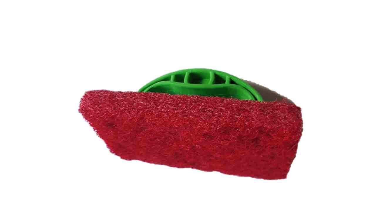 scrub pad with handle, Kitchen Bathroom Basin Bath Tub Super Scrubber Cleaner