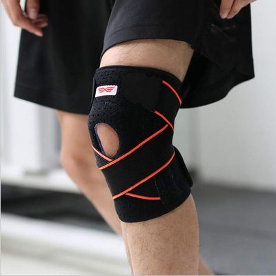 2020 Knee Sleeve, Knee Brace Compression Fit Support for Joint Pain and Arthritis Relief, Improved Circulation Compression - SingleOrange