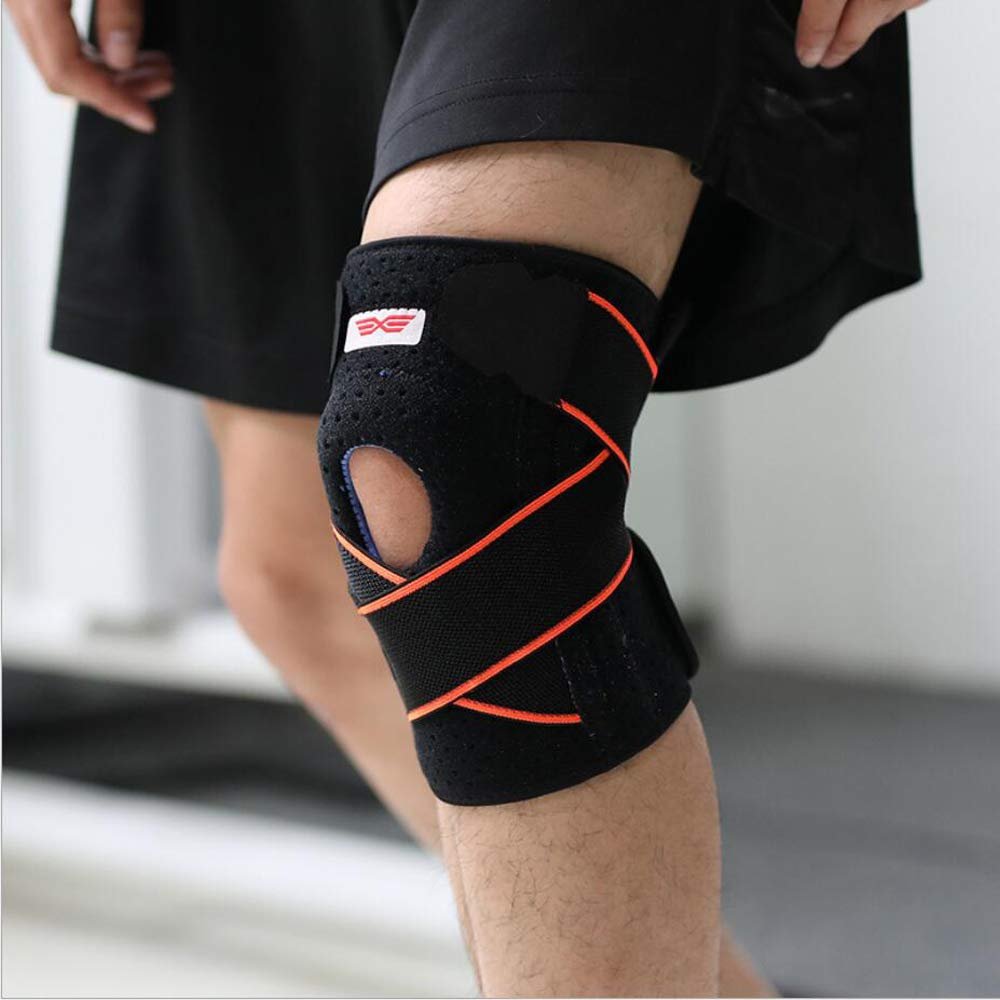 2020 Knee Sleeve, Knee Brace Compression Fit Support for Joint Pain and Arthritis Relief, Improved Circulation Compression - SingleOrange