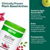 OZiva Plant Based Biotin for Hair Growth| Biotin Powder for Increased Hair Density, Shinier Hair, Healthier Skin & Nails (With Silica, Sesbania Agati), Certified Clean & Vegan, 125g (Classic) view 3