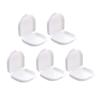 Supvox 5 Pcs Retainer Case With Lid Dentures Box, Dental Retainer Container, Denture Bath Cleaning Soaking Cup for Travel, Retainer Cleaning view 1