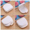 Supvox 5 Pcs Retainer Case With Lid Dentures Box, Dental Retainer Container, Denture Bath Cleaning Soaking Cup for Travel, Retainer Cleaning view 2