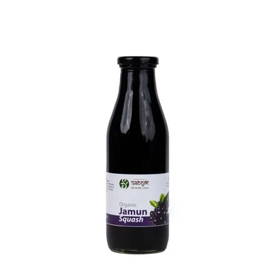 S Siddhagiri's SATVYK THE HEALTH re STORE Jamun Squash (500ml) - No Preservatives and Additives-free | Healthy Squash |No Sugar | Jamun Concentrate| Natural Ingredients | All Natural and Refreshing Drink