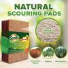 All Natural Scouring Pad by Scrub-it - Cuts Through Kitchen Dirt with Ease - Dish and Pot Non-Scratch Scrubber - 100% Natural Sisal Cleaning Scrubbing Pads - No Harmful Chemicals -12 Pack view 2
