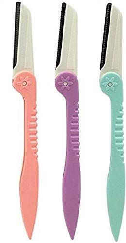 Luxafare Fency Women Foldable Eyebrow Razor Pack of 3