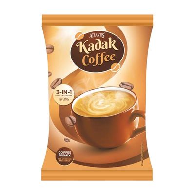 ATLANTIS Kadak Instant Coffee Premix Powder 1 Kg For Vending Vending Machine And Manual Use, Bag