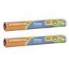 Freshee Aluminium Foil Paper for Food Kitchen Foil Paper,11 Micron Thick Food Wrapping Baking 18 m Silver Foil Roll for Roti Disposable - Pack of 2 view 1