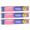 Freshee 25m New Aluminium Silver Kitchen Foil Roll Paper Pack of 3 11 Micron Thick Food wrap Disposable Food Parcel Fresh Food view 1