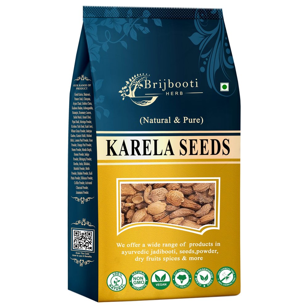 Birju Mahavir Karela Seeds 400 Gr - Bitter Gourd - Bitter Melon - Momordica Charantia