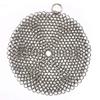 316 Premium Stainless Steel Cast Iron Cleaner, Chainmail Scrubber for Cast Iron Pan Pre-Seasoned Pan Dutch Ovens Waffle Iron Pans Scraper Cast Iron Grill Scraper Skillet Scraper Round (7 Inch) view 1