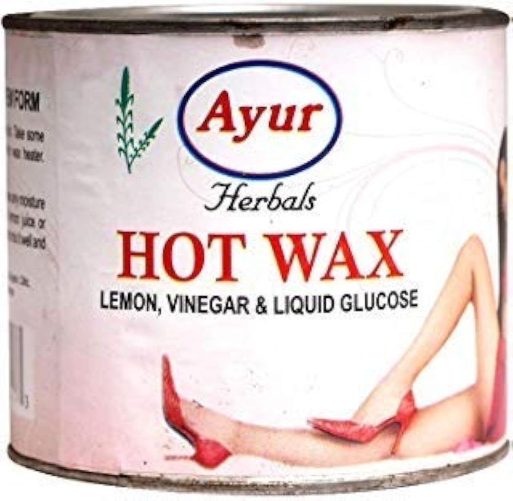 Ayur herbal WAX for Smooth Hair Removal - 600gm For all skin types | Removes Tan, Dead Skin, brightens & moisturizes skin | For Arms, Legs, chest, and Full body (600g pack of 1)