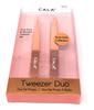 Cala Rose gold tweezer duo view 1