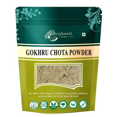 Birju Mahavir Gokhru Powder - Gokshura Powder, Multi-colored, 100 gram