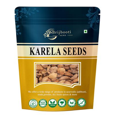 Birju Mahavir Karela Seeds 100 Gr - Bitter Gourd - Bitter Melon - Momordica Charantia