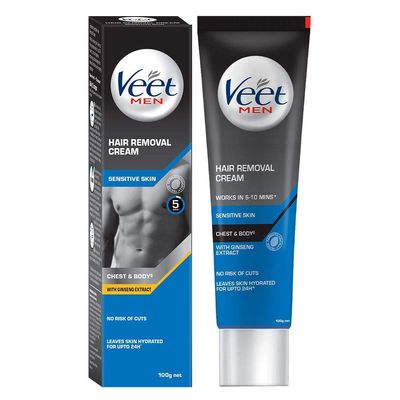 Veet Hair Removal Cream for Men, Sensitive Skin - 100g