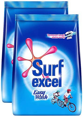Surf Excel Detergent Powder - Easy Wash, 500g (Pack Of 2) Promo Pack